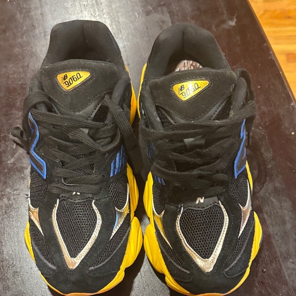 Black and Yellow Athletic Shoes - Picture 1 of 6